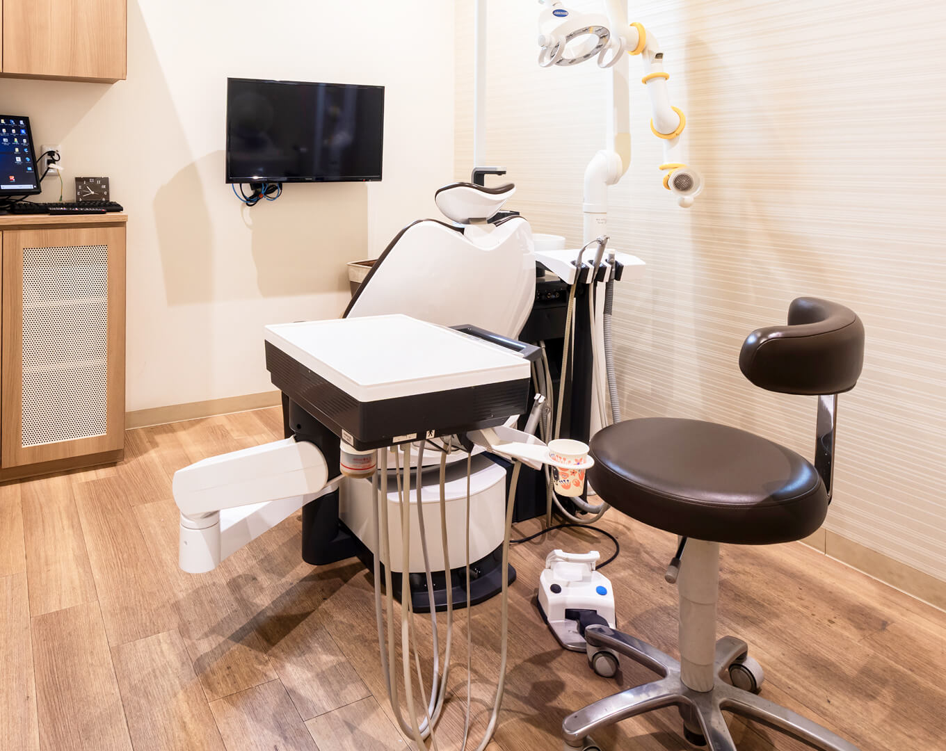 ベビーカーも車いすもそのまま診療室へ